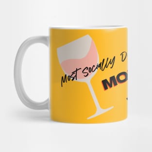 most socially distanced mom Mug